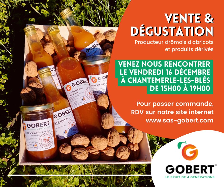 Gobert, le fruit de 4 générations - Dégustation & Vente à la ferme - 16 décembre 2022